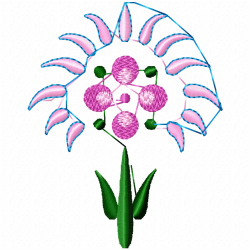 Flowers And Tree Embroidery Design 2 Flowers And Tree Embroidery Design 2